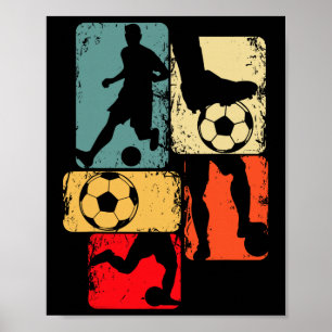 Voetbalspeler Jongens Kinderen Jeugd Mannen _1 Poster