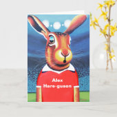 Voetbalspeler Kaart (Gele Bloem)