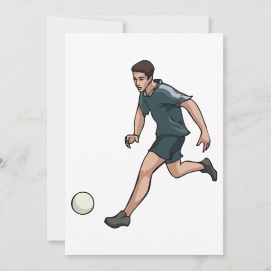 Voetbalspeler Kaart (Voorkant)