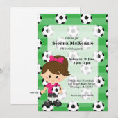 Voetbalspeler Kaart (Voorkant / Achterkant)