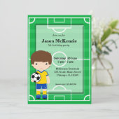 Voetbalspeler Kaart (Staand voorkant)