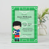 Voetbalspeler Kaart (Staand voorkant)