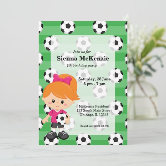 Voetbalspeler Kaart (Staand voorkant)