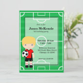 Voetbalspeler Kaart (Staand voorkant)