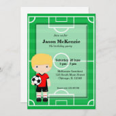 Voetbalspeler Kaart (Voorkant / Achterkant)