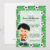 Voetbalspeler Kaart (Voorkant / Achterkant)