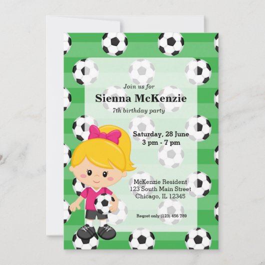 Voetbalspeler Kaart (Voorkant)