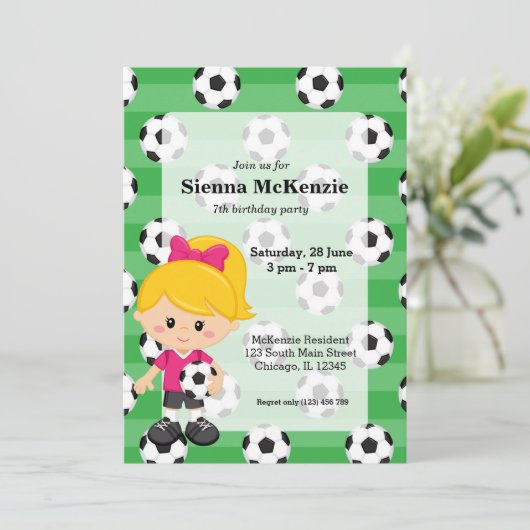 Voetbalspeler Kaart (Staand voorkant)