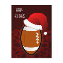 voetbalspeler kerstkaarten