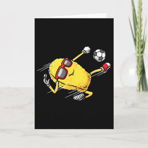 Voetbalspeler Kipnugget Voetbalspelende Meisjes  Kaart