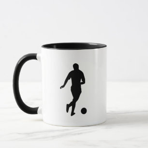 Voetbalspeler Kunst Mok