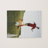 Voetbalspeler Legpuzzel (Horizontaal)