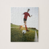 Voetbalspeler Legpuzzel (Verticaal)