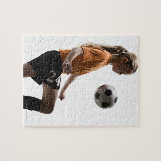 Voetbalspeler Legpuzzel (Horizontaal)