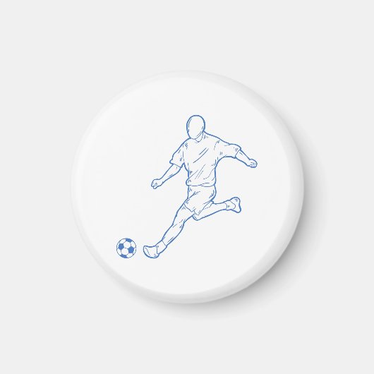 voetbalspeler magneet (Voorkant)