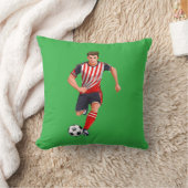Voetbalspeler man kussen (Deken)