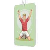 Voetbalspeler man luchtverfrisser (Links)