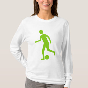 Voetbalspeler - Martiaans groen T-shirt
