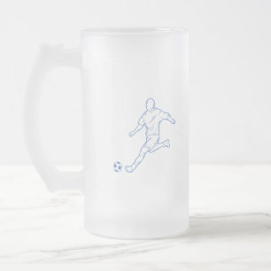 voetbalspeler matglas bierpul