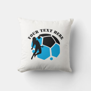 Voetbalspeler Meisje, Verjaardagscadeau, Team Kussen