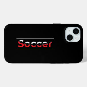 Voetbalspeler - Minimale kunststraal iPhone 15 Mini Hoesje