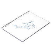 voetbalspeler notitieboek (Linkerzijde)