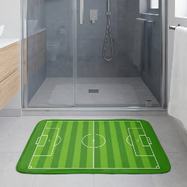 Voetbalspeler of Coach Voetbalveld/Voetbalveld Badmat