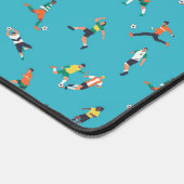 Voetbalspeler Patroon Bureaumat (Hoek)