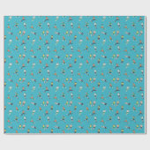 Voetbalspeler Patroon Cadeaupapier (Vlak)