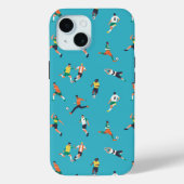 Voetbalspeler Patroon Case-Mate iPhone Case (Achterkant)