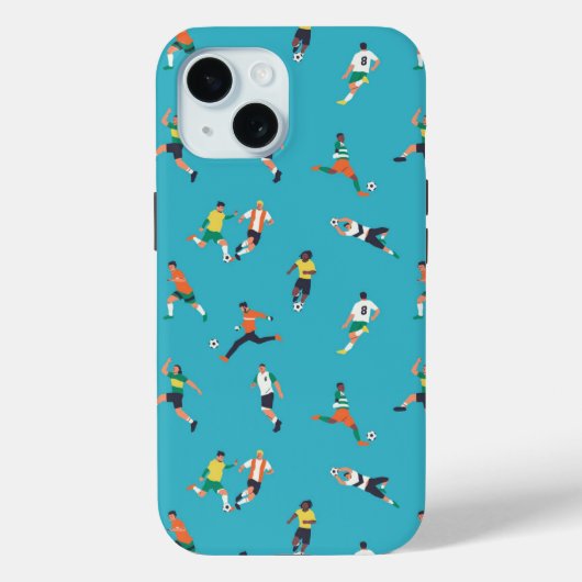 Voetbalspeler Patroon Case-Mate iPhone Case (Achterkant)