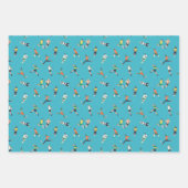 Voetbalspeler Patroon Inpakpapier Vel (Voorkant 3)