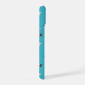 Voetbalspeler Patroon iPhone 15 Case (Rechterkant)