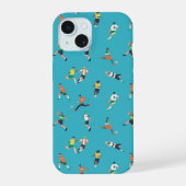 Voetbalspeler Patroon iPhone 15 Case (Achterkant)