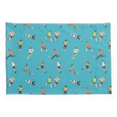 Voetbalspeler Patroon Kussensloop (Achterkant-Rechts)