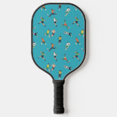 Voetbalspeler Patroon Pickleball Paddle (Voorkant)