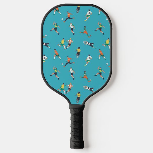 Voetbalspeler Patroon Pickleball Paddle (Voorkant)