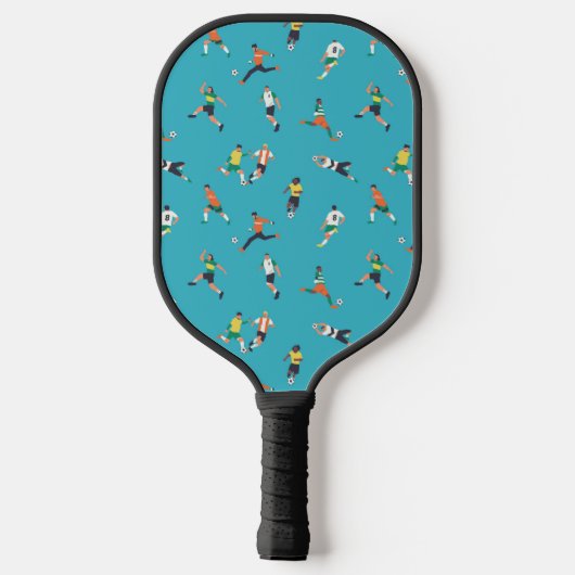 Voetbalspeler Patroon Pickleball Paddle (Achterkant)