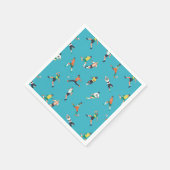 Voetbalspeler Patroon Servet (Hoek)