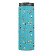 Voetbalspeler Patroon Thermosbeker (Achterkant)