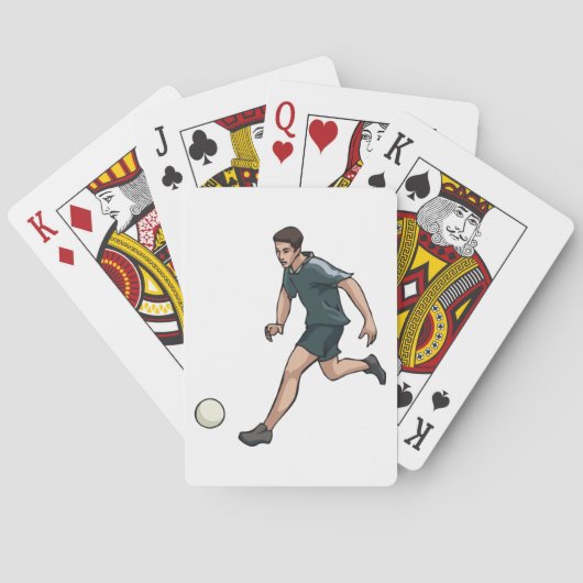 Voetbalspeler Pokerkaarten (Achterkant)