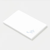 voetbalspeler post-it® notes (Schuin)