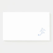 voetbalspeler post-it® notes (Voorkant)