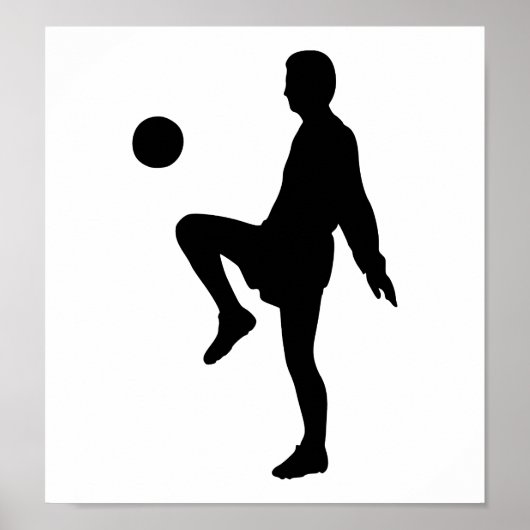 Voetbalspeler Poster (Voorkant)