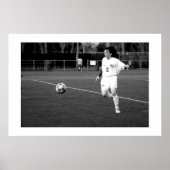Voetbalspeler Poster (Voorkant)
