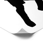 Voetbalspeler Poster (Hoek)