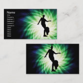 Voetbalspeler Silhouet Visitekaartje (Voorkant / Achterkant)