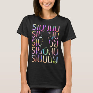 Voetbalspeler Siuuu Grappige Voetbal Football Jong T-shirt