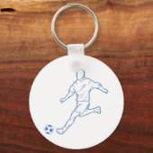 voetbalspeler sleutelhanger (Voorkant)