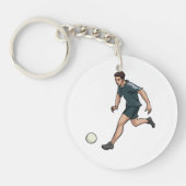 Voetbalspeler Sleutelhanger (Voorkant)